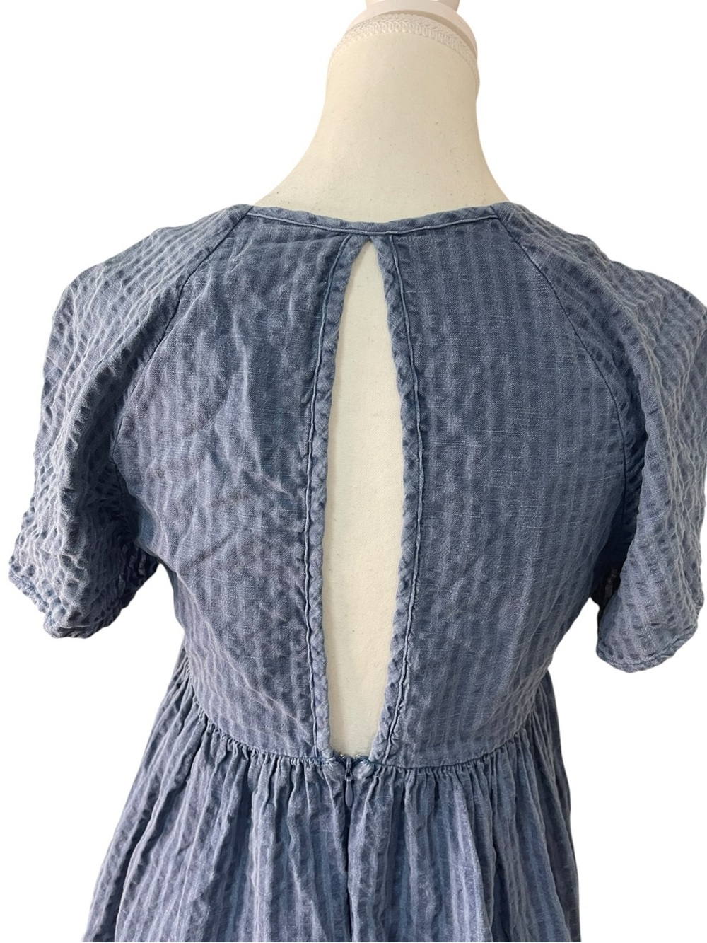 Urban Outfitters Saturday Morning Frock Dress Blue - Picture 7 of 14